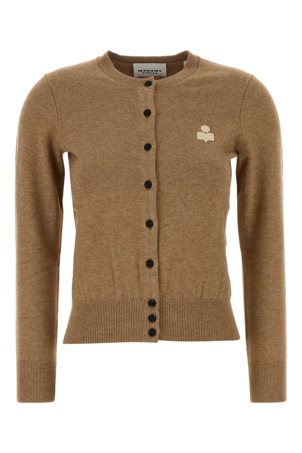 CAMEL COTTON BLEND MONA CARDIGAN sold by Lord & Taylor
