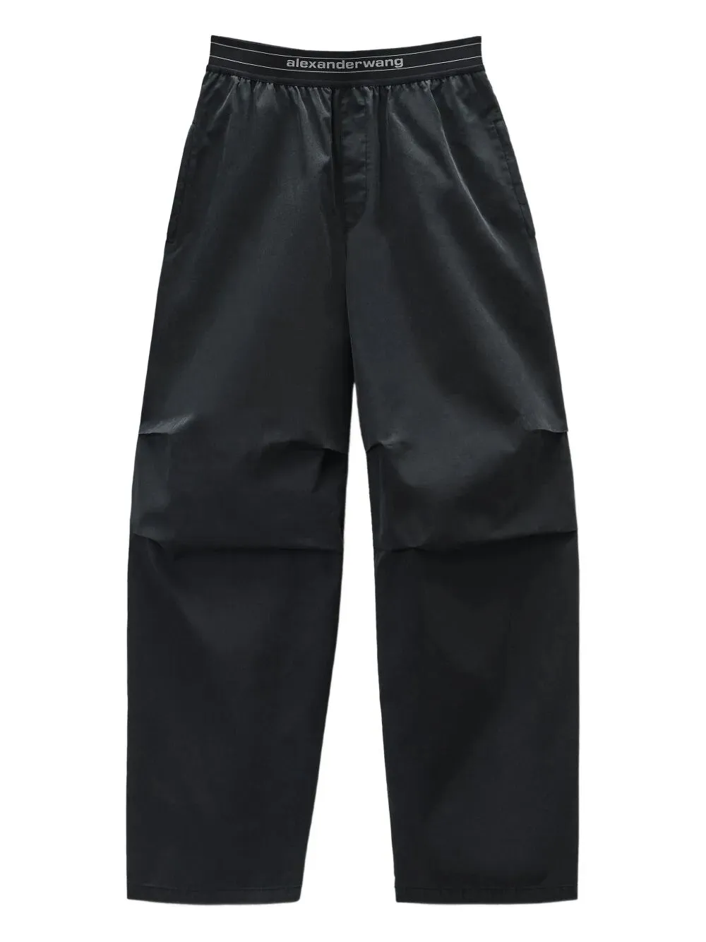 BLACK COTTON BLEND WIDE-LEG PANT sold by Lord & Taylor