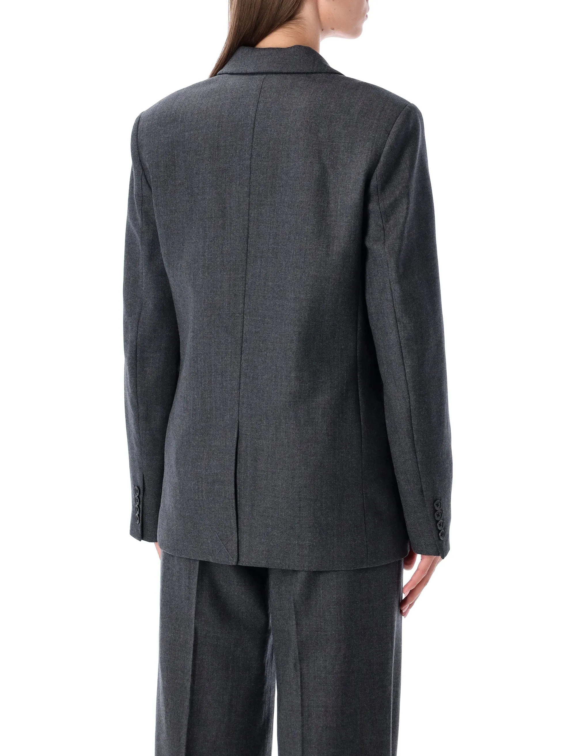 OVERSIZED DARK GREY WOOL BLAZER sold by Lord & Taylor product image thumbnail 2