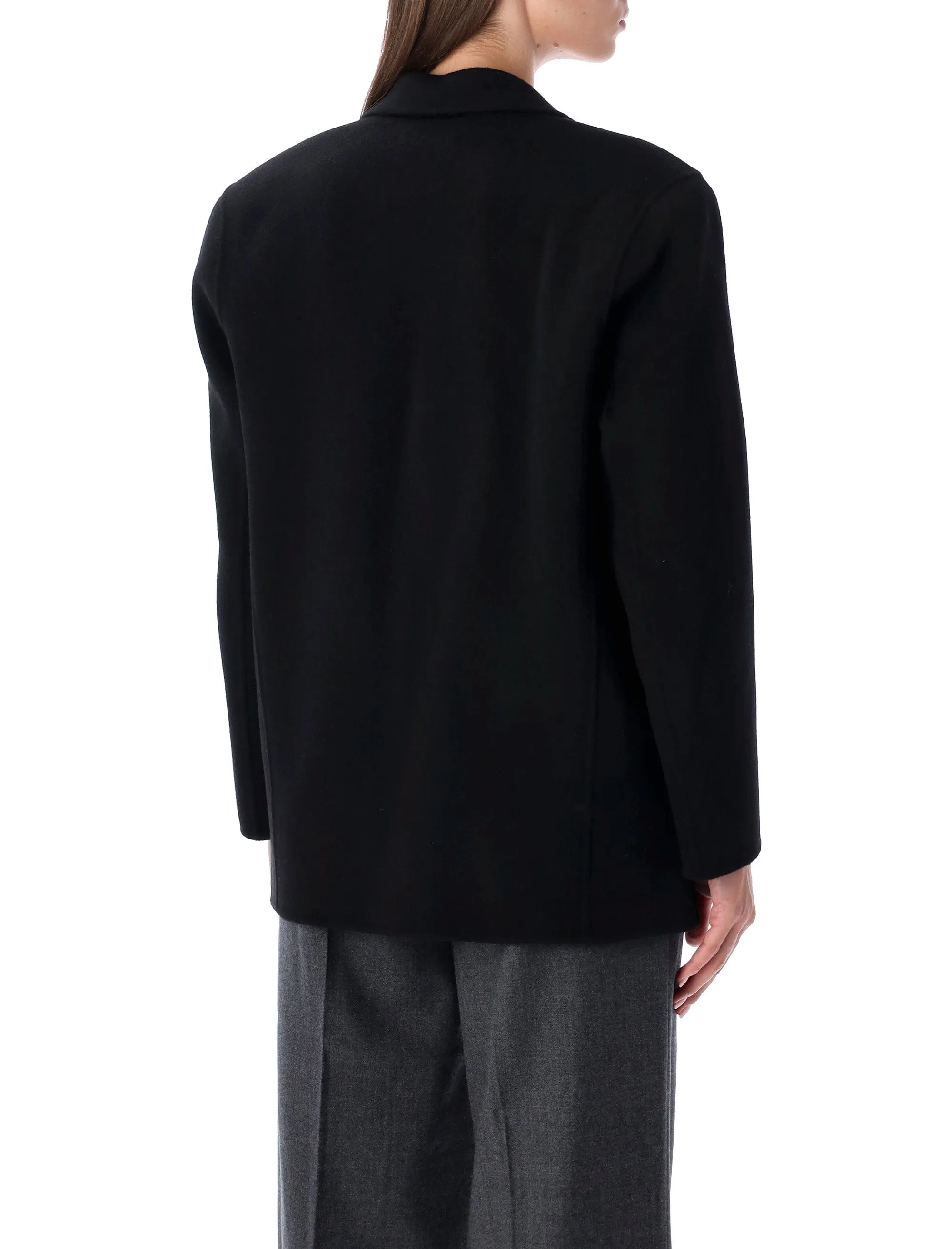 ANINE BING QUINN OVERSIZED BLACK WOOL CASHMERE BLAZER sold by Lord & Taylor product image thumbnail 2