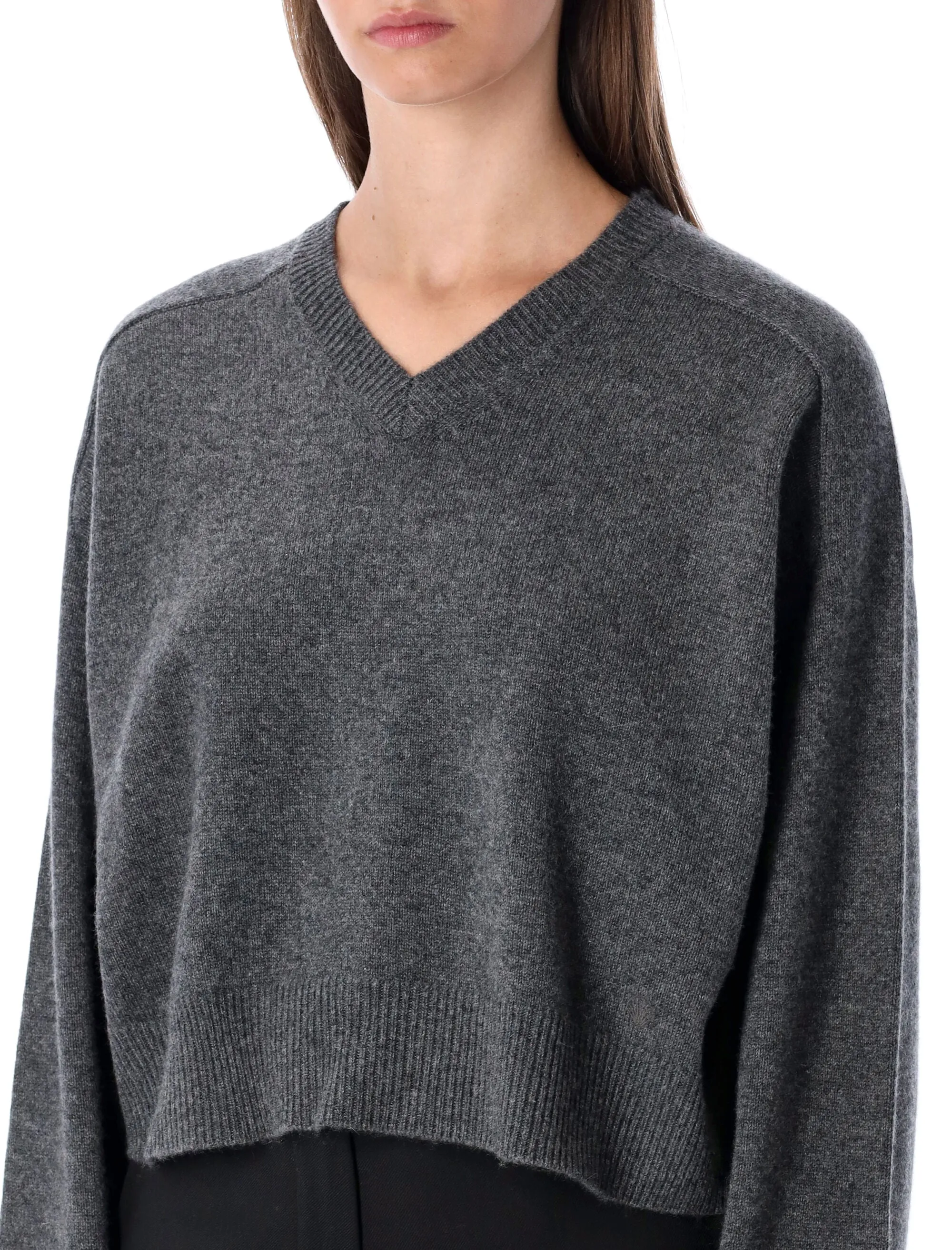 LOULOU ANZOR CASHMERE V-NECK SWEATER sold by Lord & Taylor product image thumbnail 3
