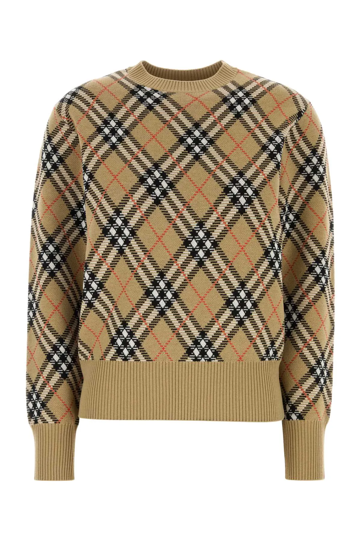 BURBERRY LONDON WOOL BLEND CHECK SWEATER sold by Lord & Taylor
