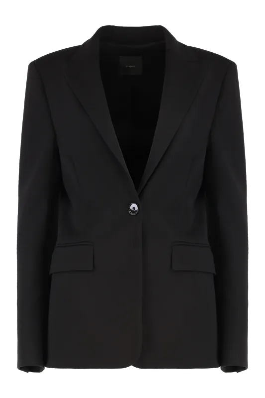 NEW SIGNUM SINGLE-BREASTED ONE BUTTON JACKET sold by Lord & Taylor
