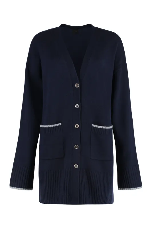 TASMANIA WOOL AND CASHMERE CARDIGAN sold by Lord & Taylor