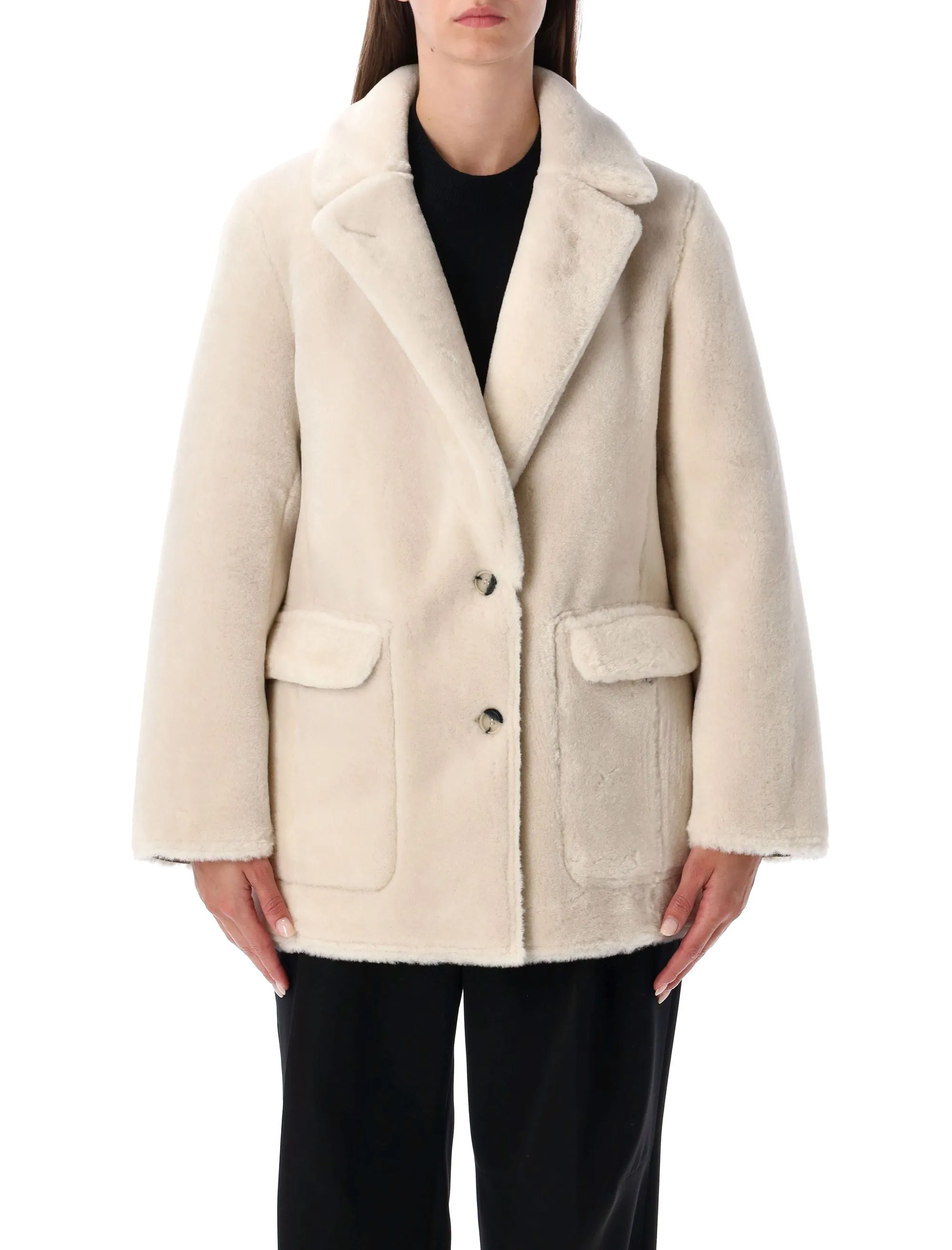 REVERSIBLE FAUX FUR COAT WITH SUEDE INTERIOR sold by Lord & Taylor