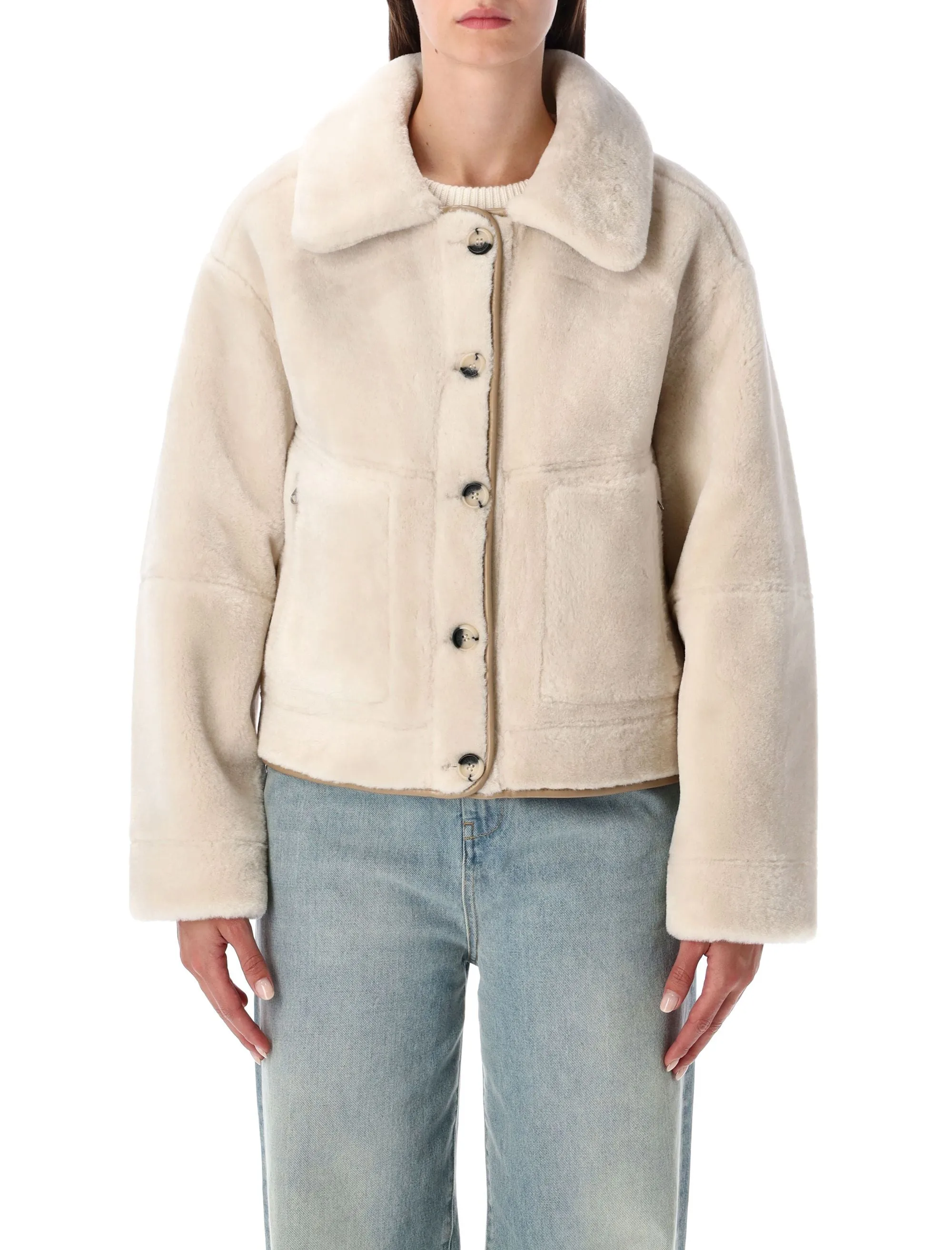 REVERSIBLE FAUX FUR JACKET WITH SUEDE INTERIOR sold by Lord & Taylor