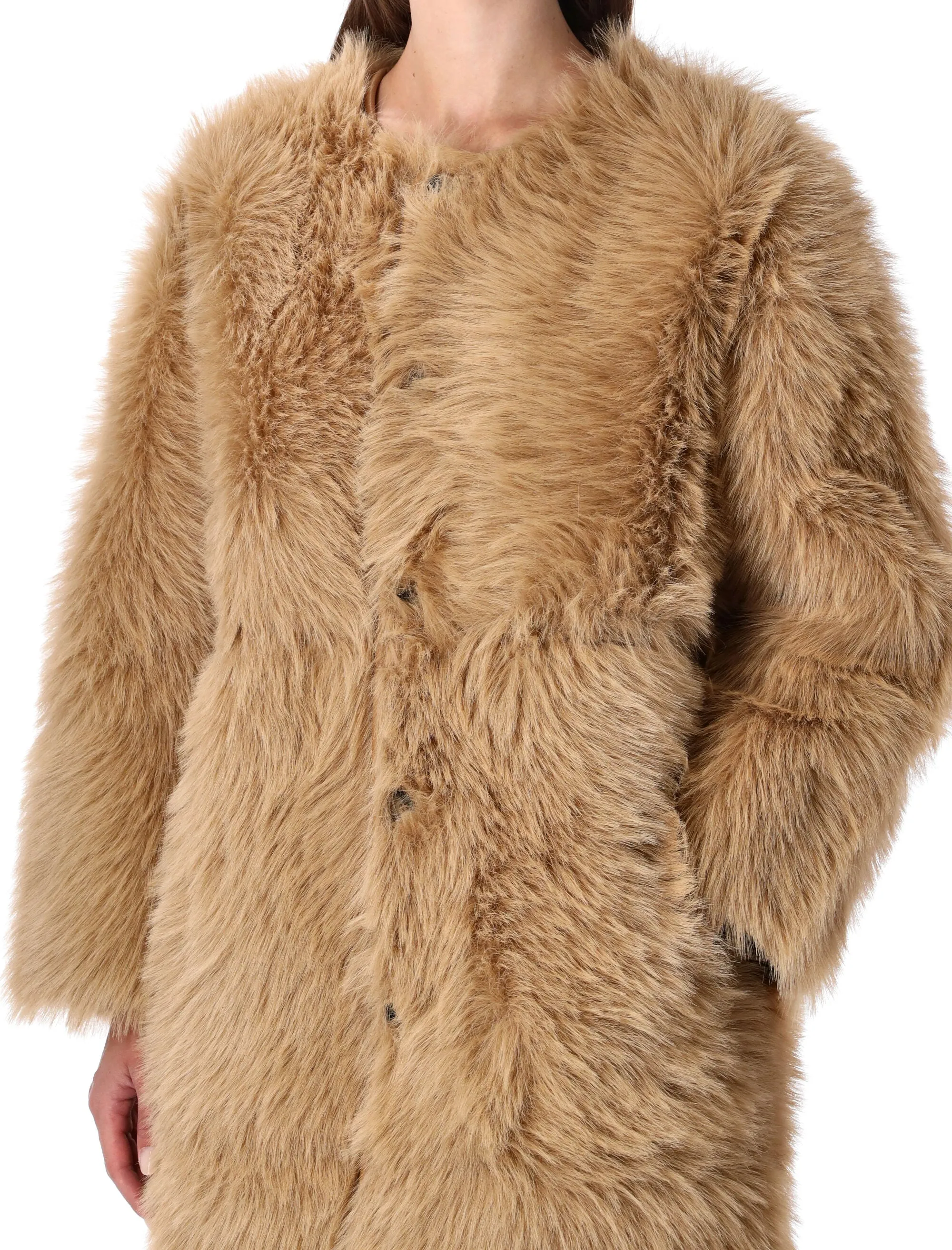 FAUX FUR COAT WITH SUEDE INTERIOR sold by Lord & Taylor product image thumbnail 3