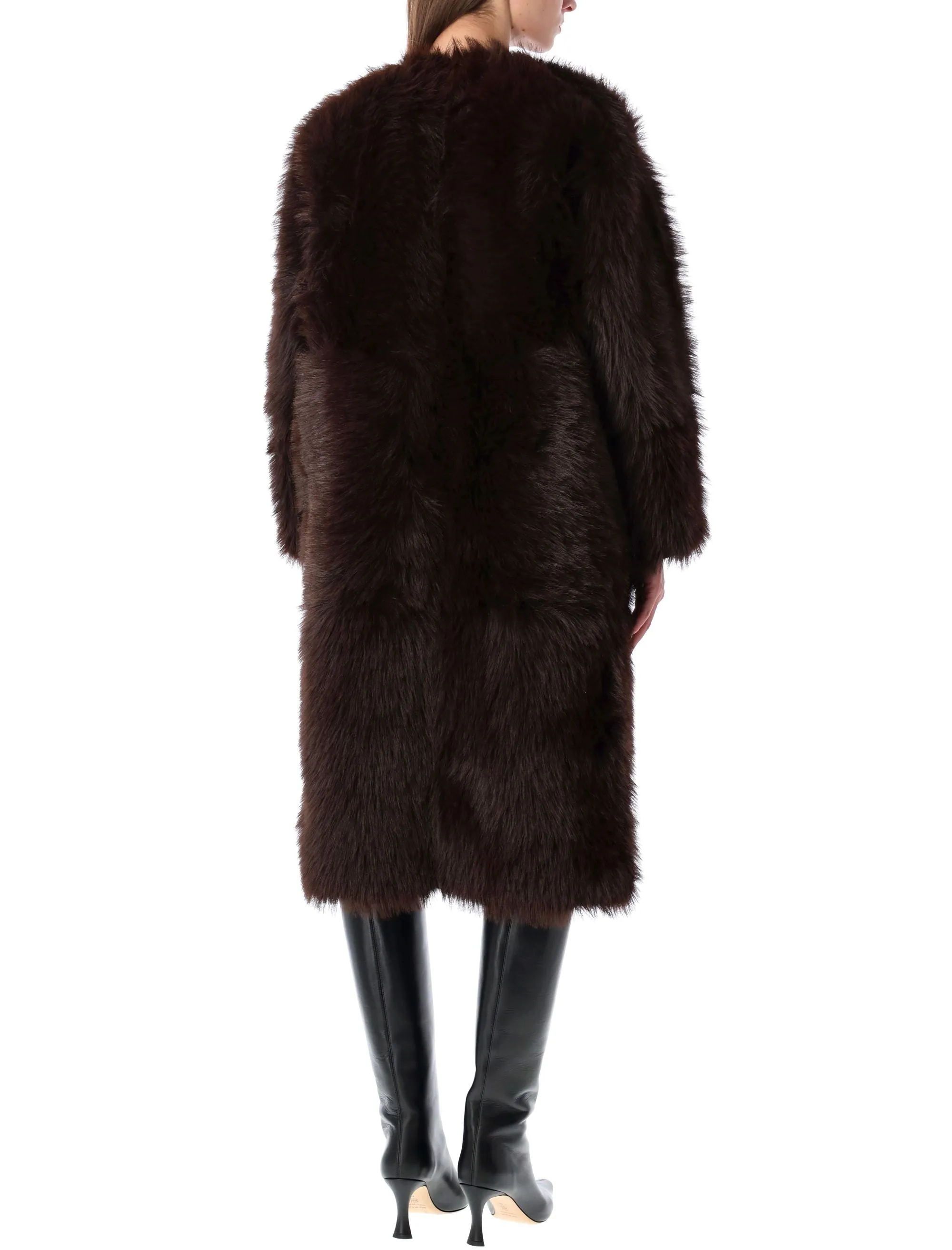 FAUX FUR COAT WITH SUEDE INTERIOR sold by Lord & Taylor product image thumbnail 2