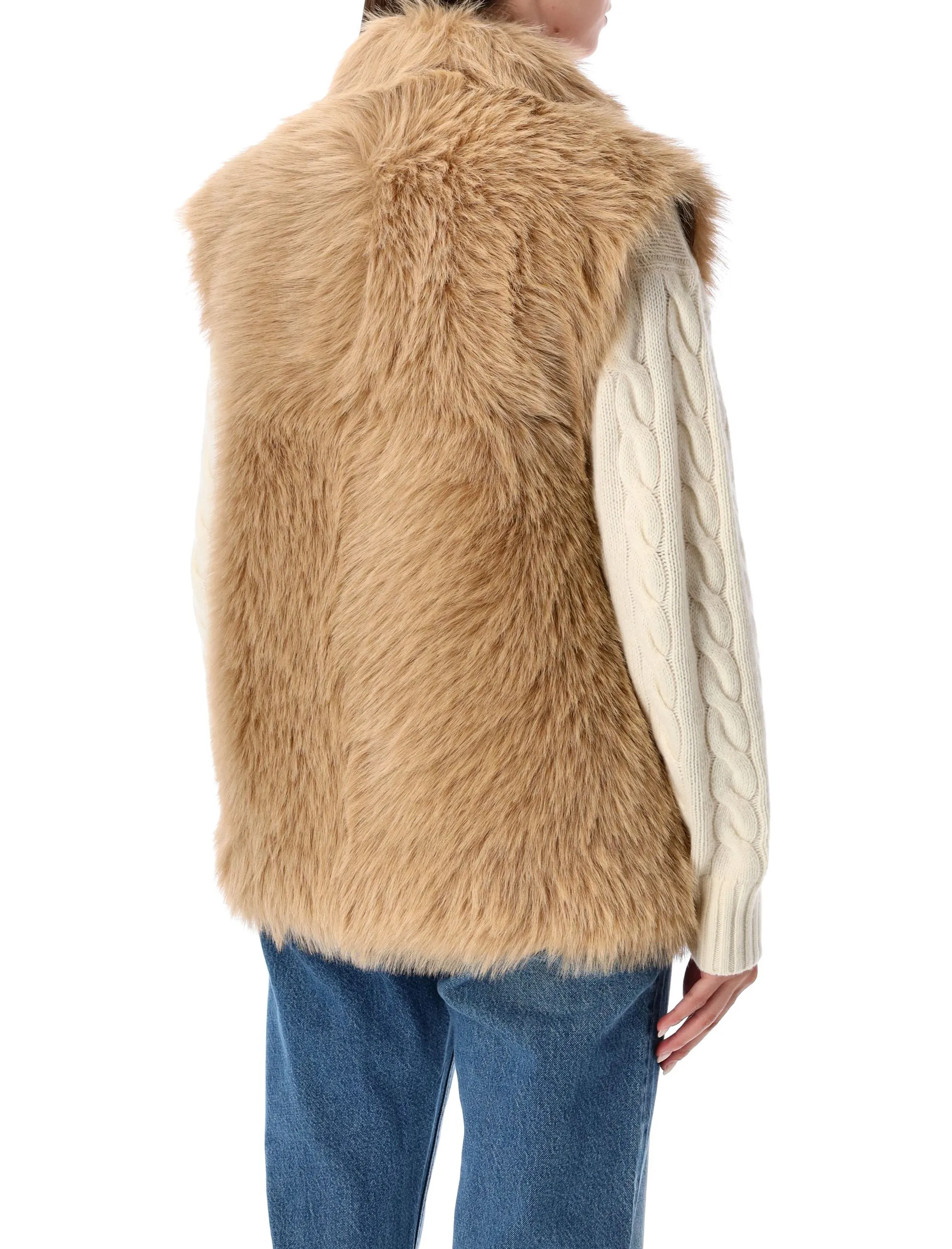 REVERSIBLE FAUX FUR GILET sold by Lord & Taylor product image thumbnail 2