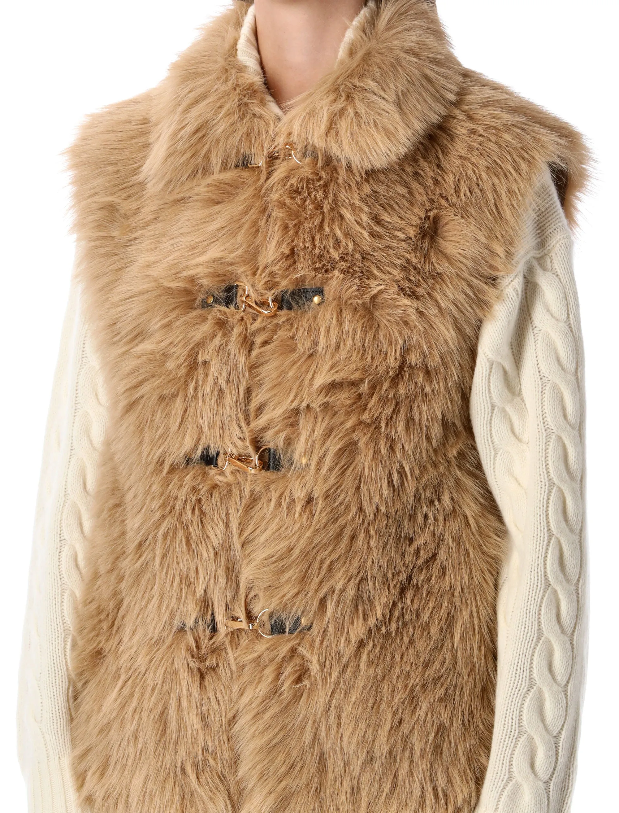 REVERSIBLE FAUX FUR GILET sold by Lord & Taylor product image thumbnail 3