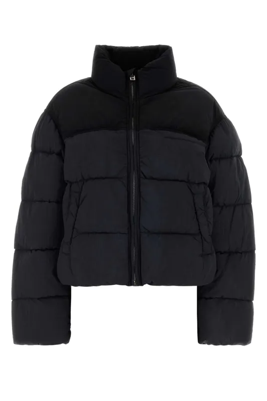 BLACK NYLON DOWN JACKET sold by Lord & Taylor