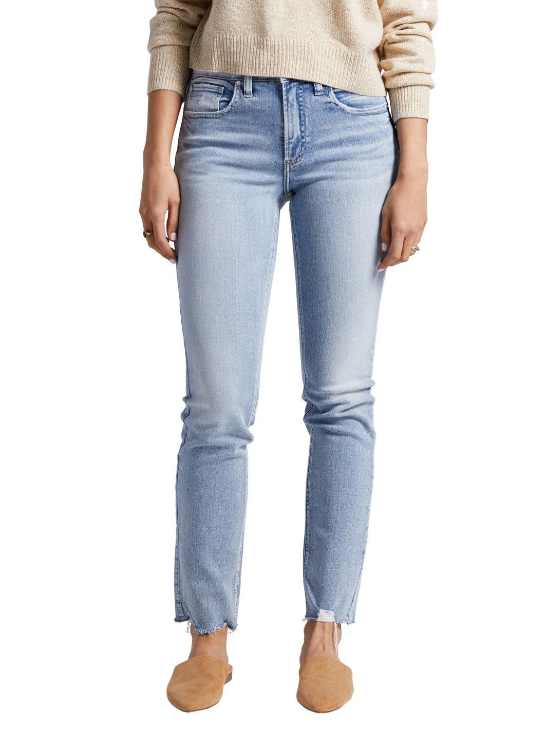 Most Wanted Mid Rise Straight Leg Jeans sold by Lord & Taylor product image thumbnail 5