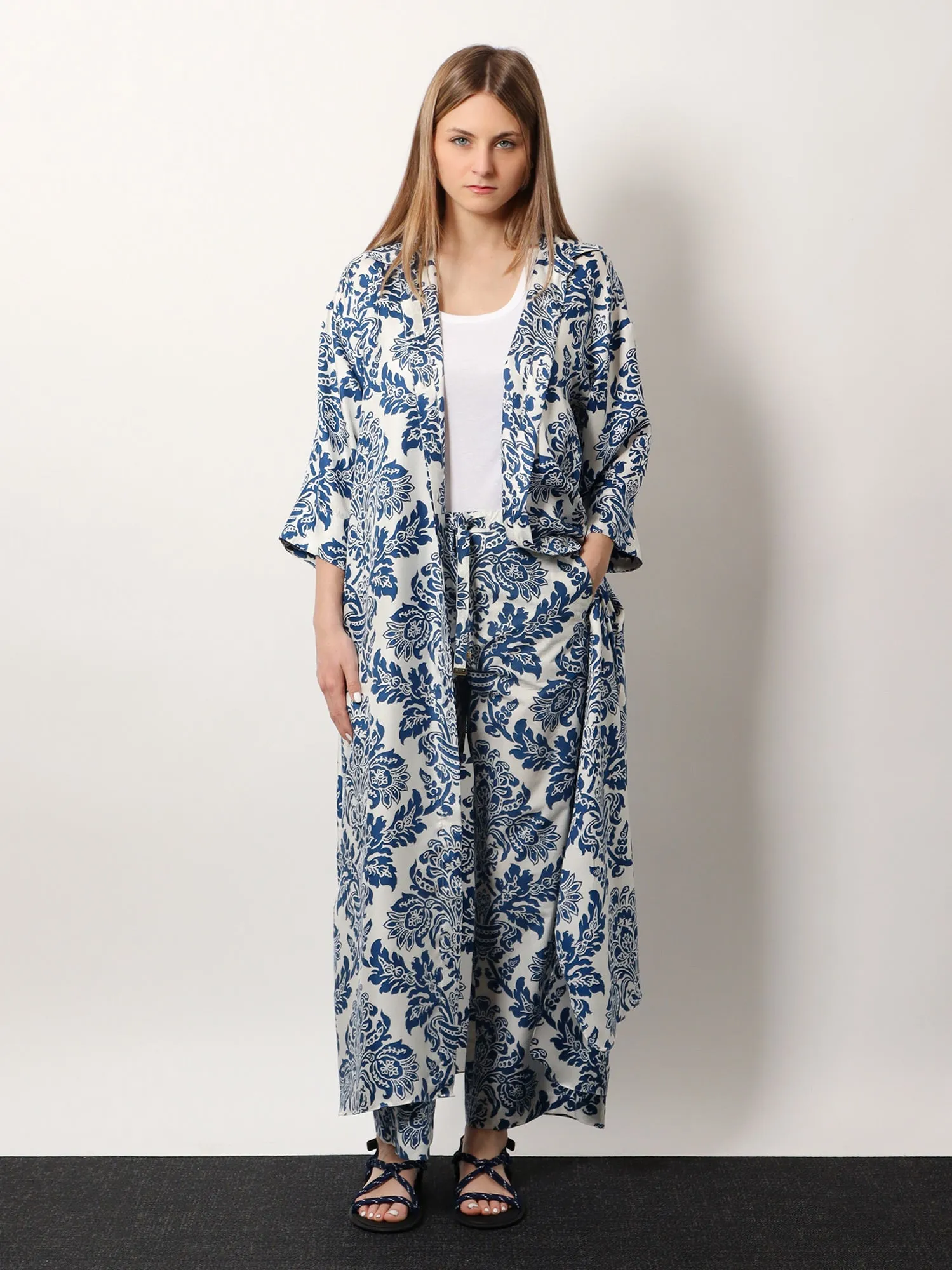 Merano Cotton Trouser with Floral Print sold by Lord & Taylor product image thumbnail 2