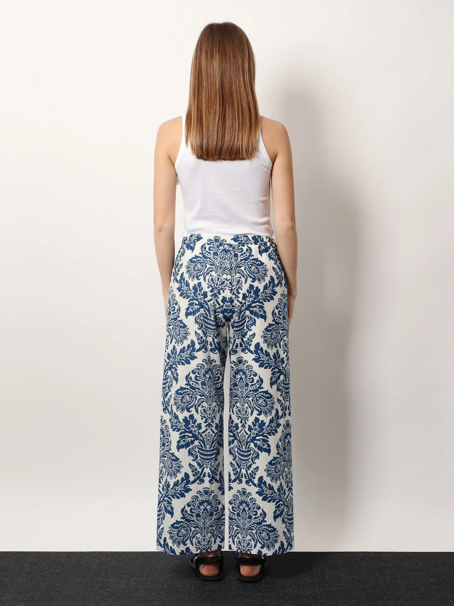 Merano Cotton Trouser with Floral Print sold by Lord & Taylor product image thumbnail 3