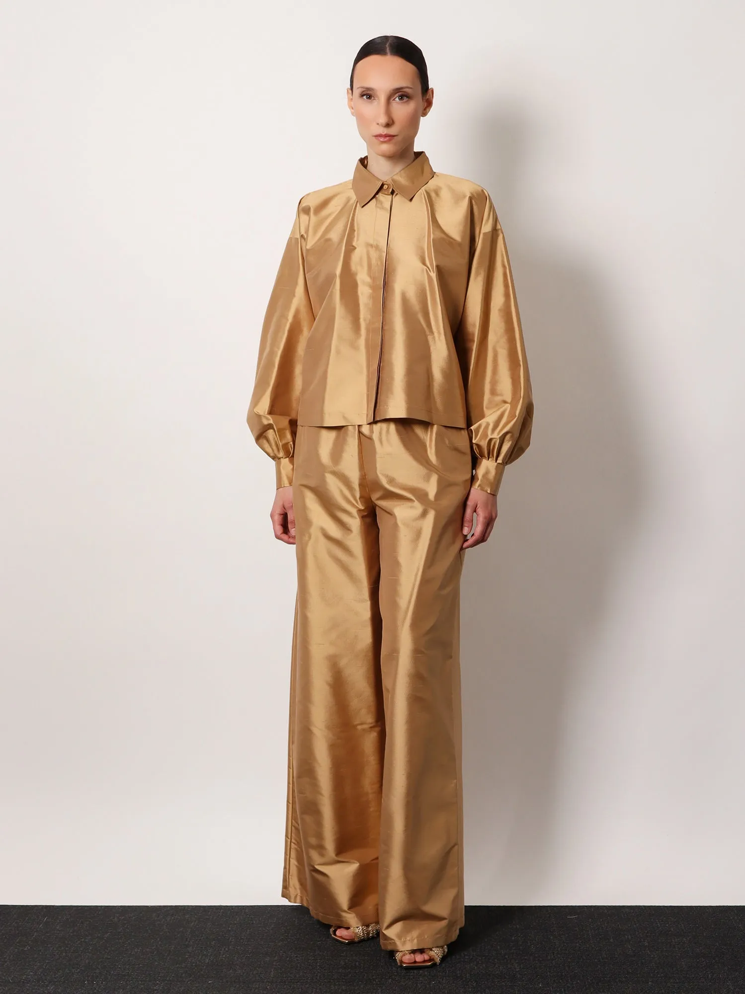 Avio Shantung Trousers sold by Lord & Taylor product image thumbnail 2