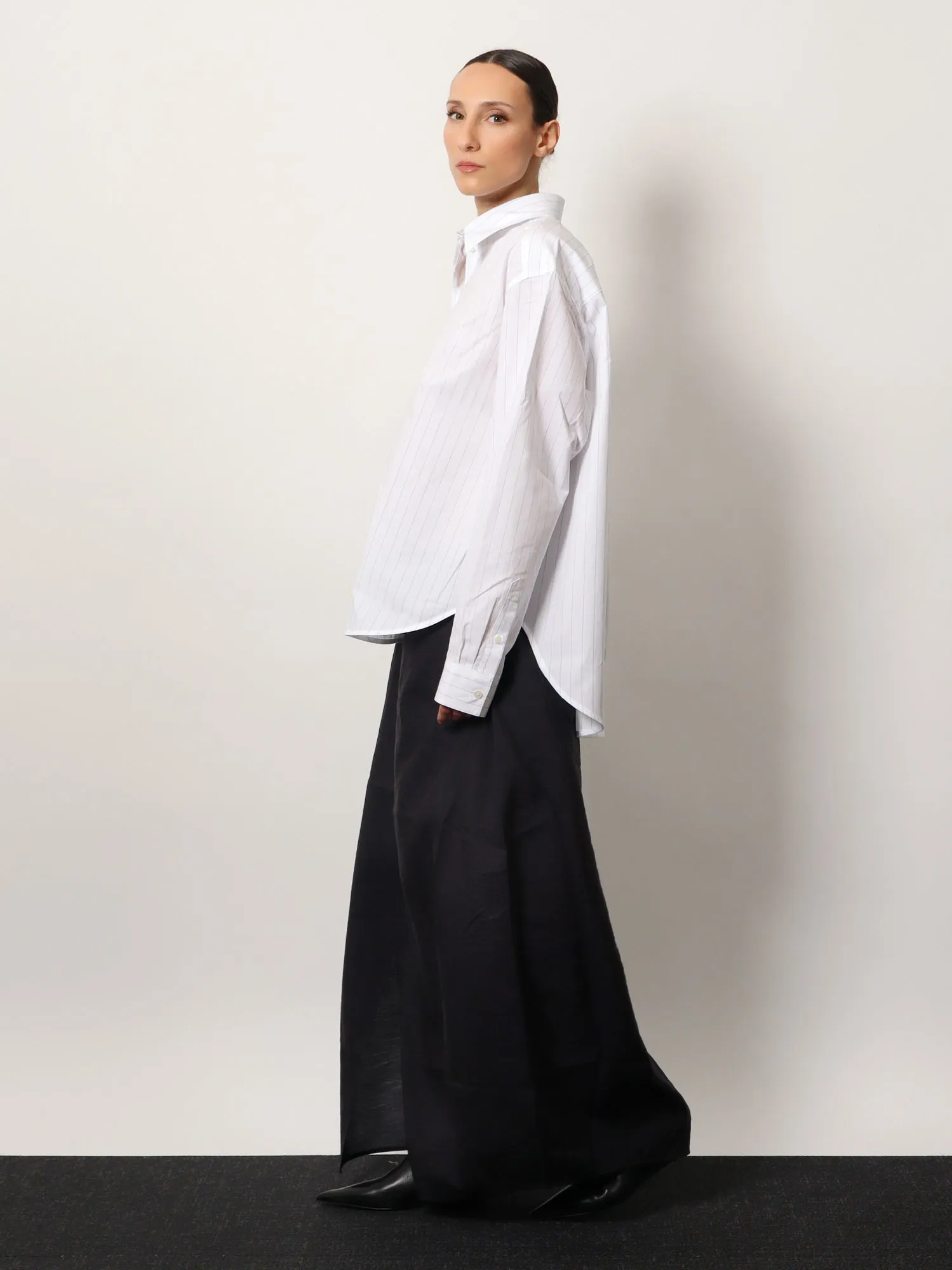 Striped Organic Cotton Shirt sold by Lord & Taylor product image thumbnail 2