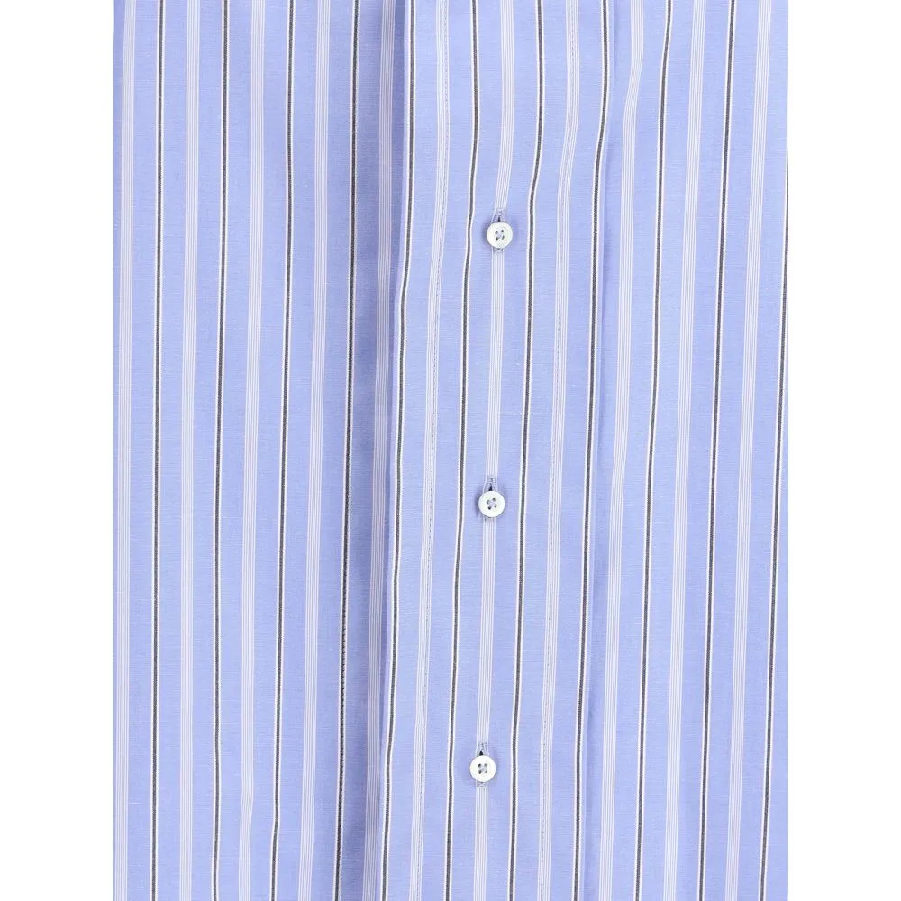 Light Blue Cotton Pattern Shirt sold by Lord & Taylor product image thumbnail 3