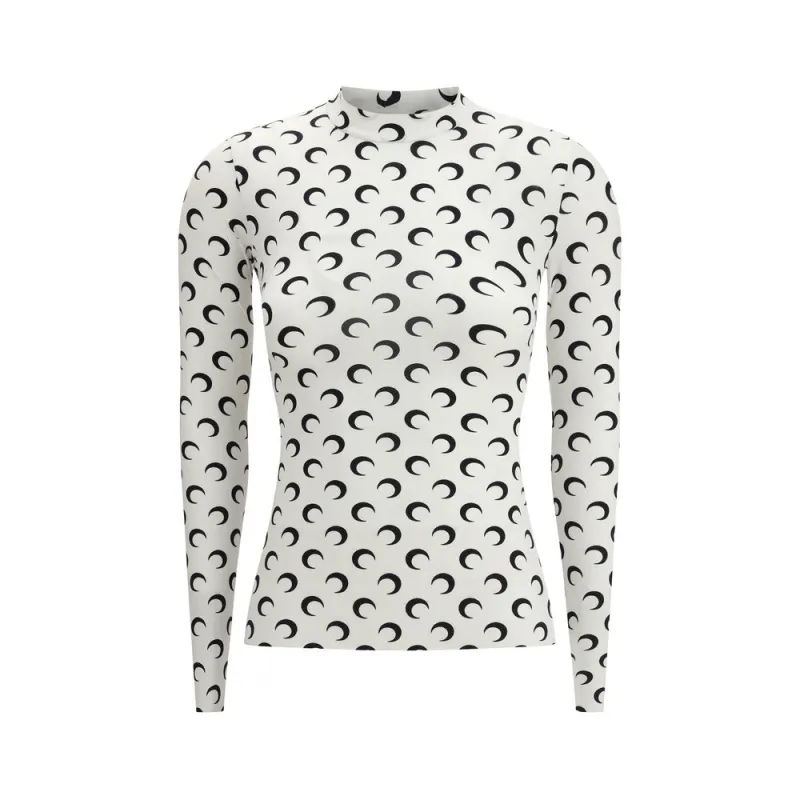 White Polyamide Top sold by Lord & Taylor