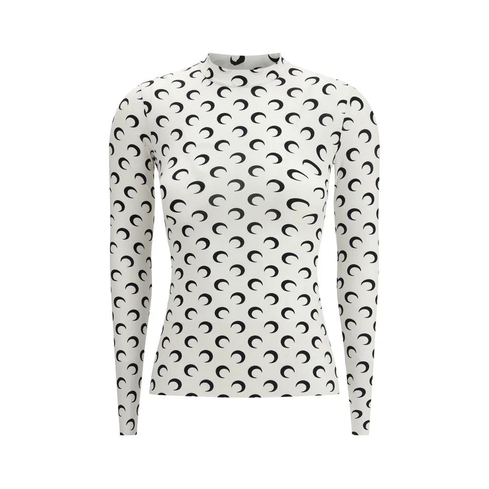 White Polyamide Top sold by Lord & Taylor