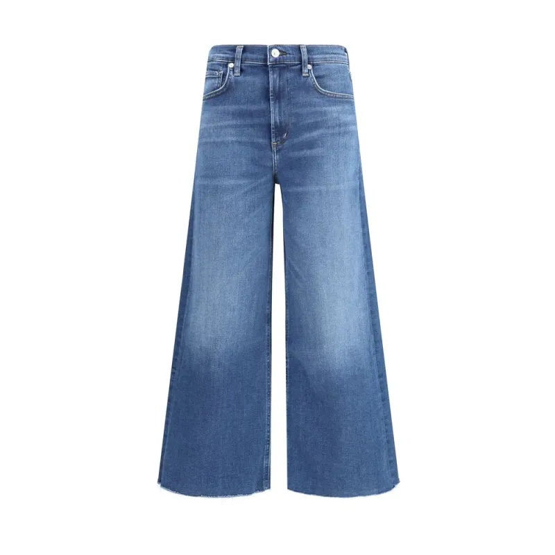 Blue Cotton Cropped Jeans sold by Lord & Taylor