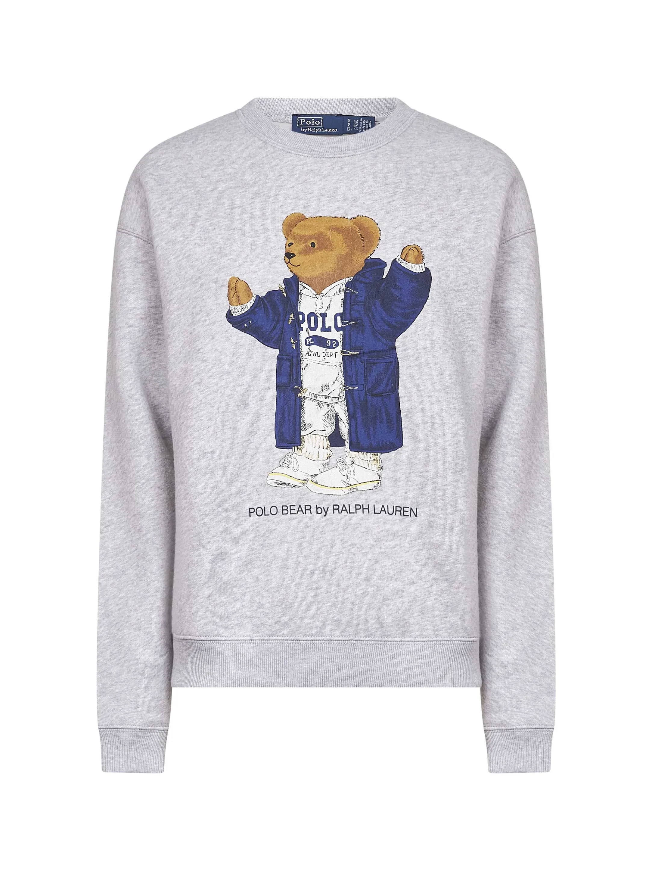 Grey Polo Bear Crewneck Sweatshirt sold by Lord & Taylor