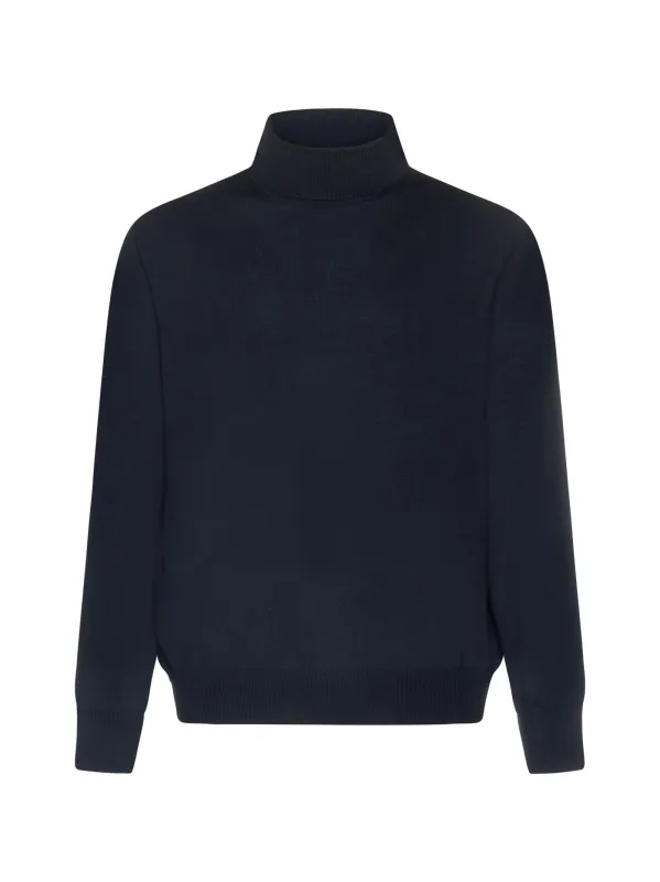 Black Virgin Wool Turtleneck sold by Lord & Taylor