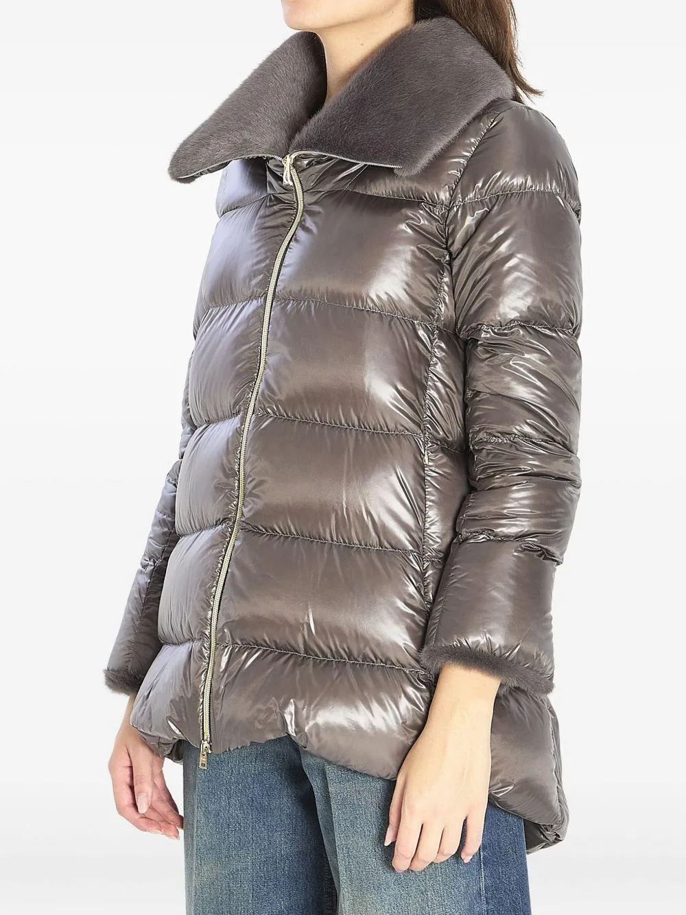 Herno Down Jacket in Grey sold by Lord & Taylor product image thumbnail 3
