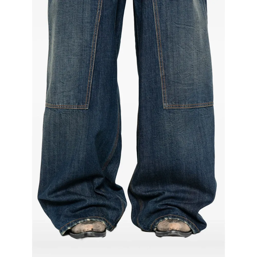 Maison Margiela Blue Pants sold by Lord & Taylor product image thumbnail 4