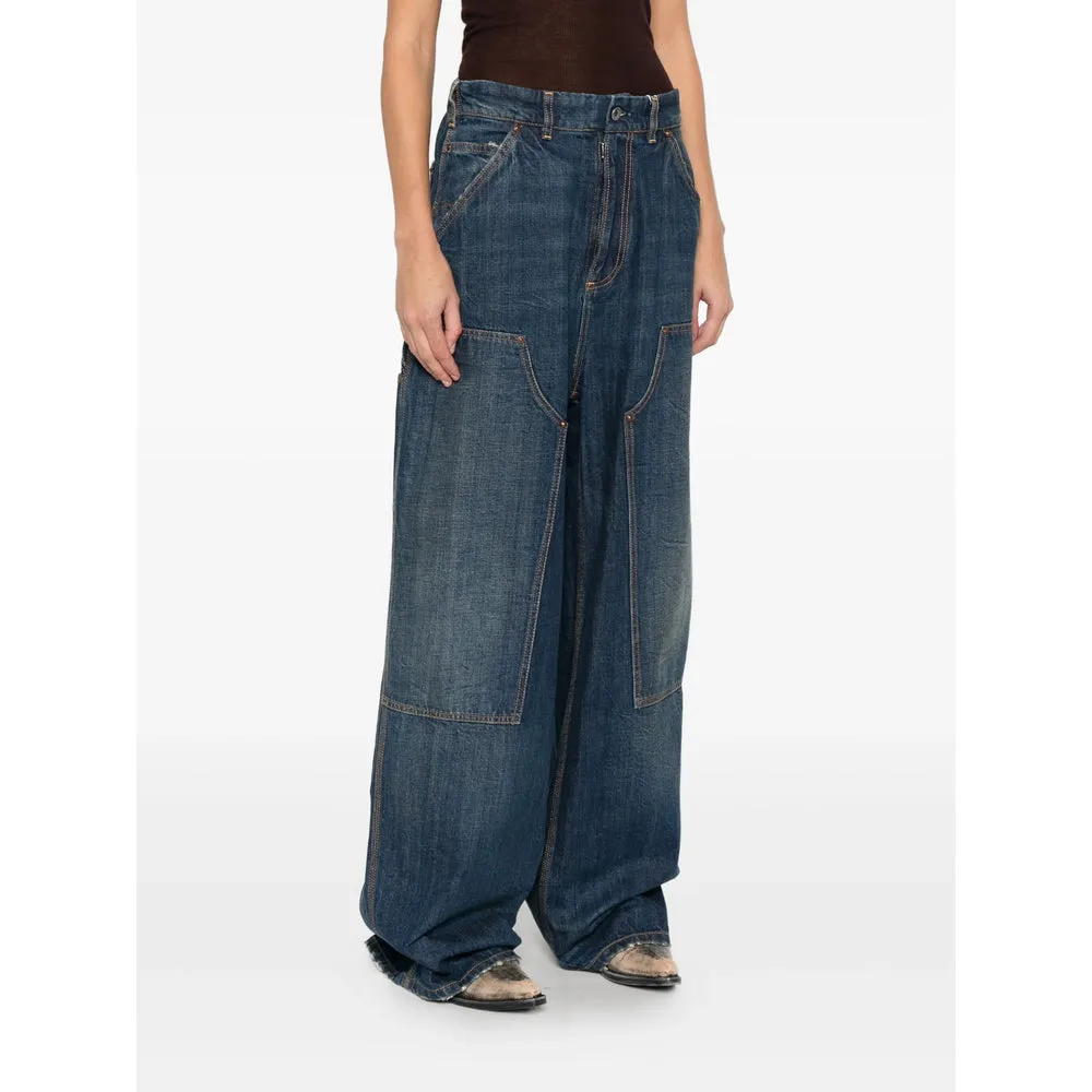Maison Margiela Blue Pants sold by Lord & Taylor product image thumbnail 5