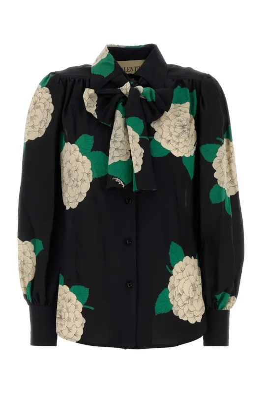 PRINTED SILK SHIRT sold by Lord & Taylor