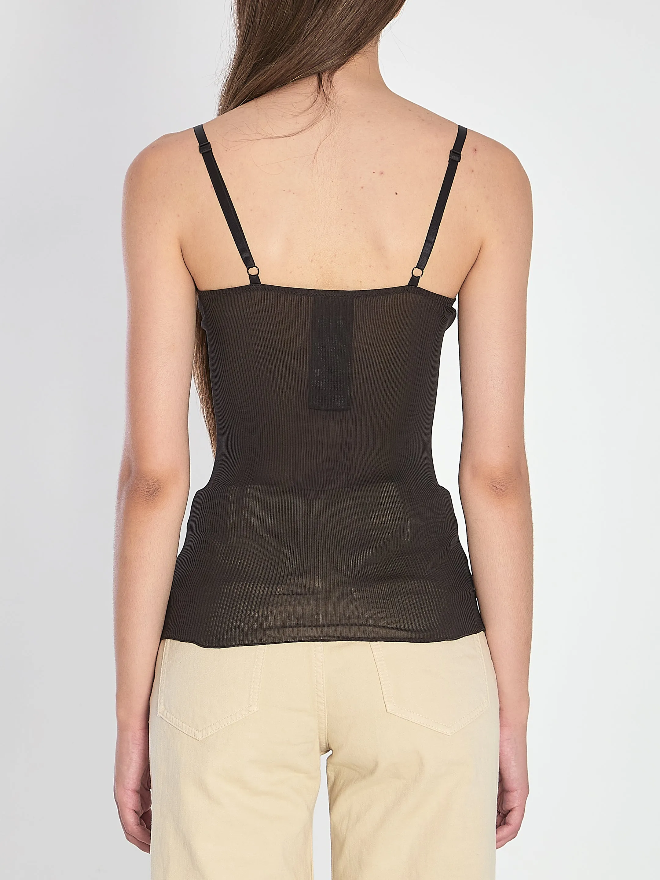SLATE SILK TANK TOP sold by Lord & Taylor product image thumbnail 4