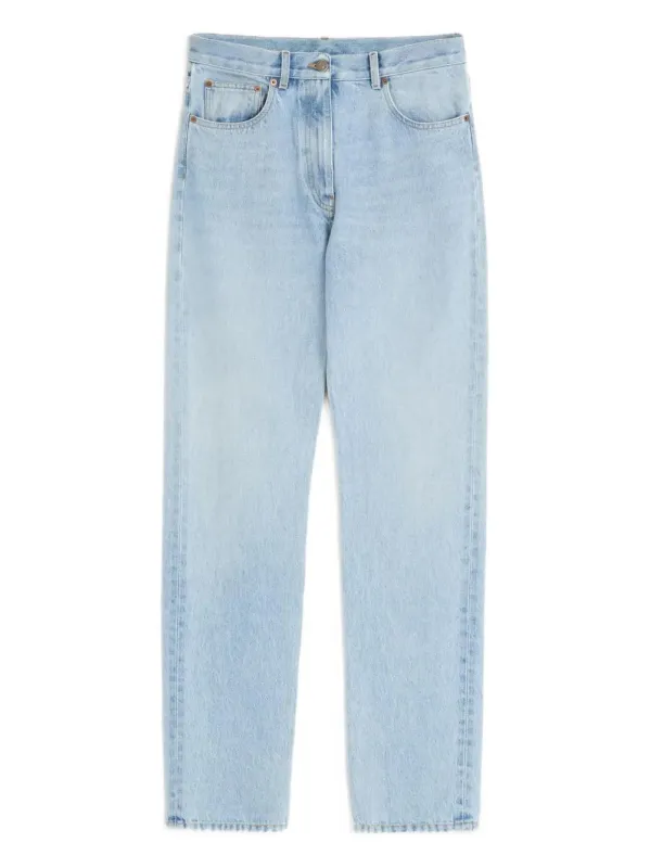 LIGHT BLUE 5-POCKETS COTTON JEANS sold by Lord & Taylor