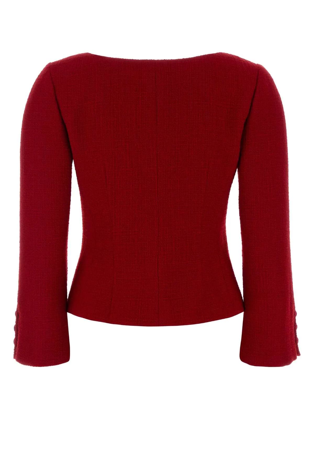 RED TWEED VIRGIN WOOL JACKET sold by Lord & Taylor product image thumbnail 2