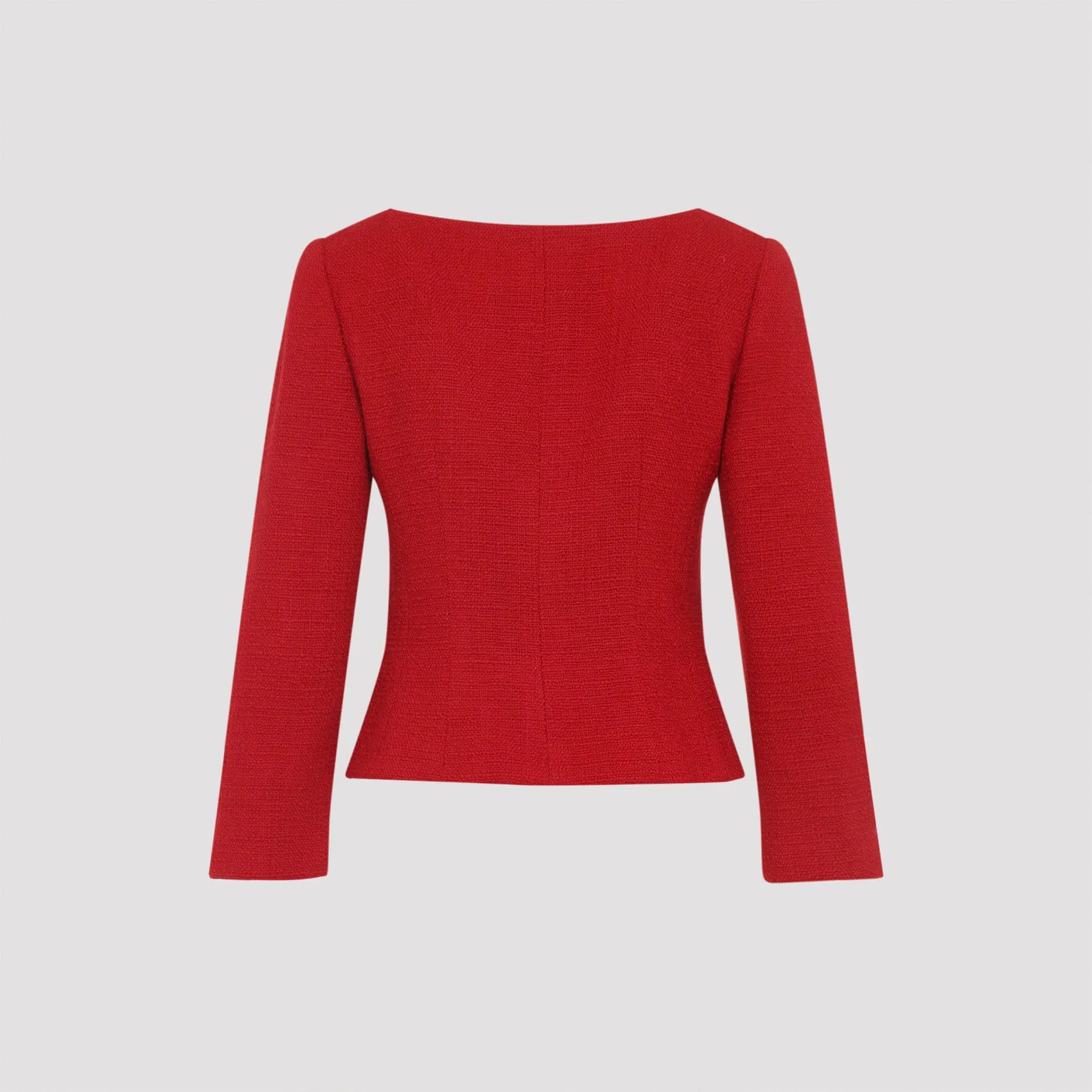 RED TWEED VIRGIN WOOL JACKET sold by Lord & Taylor product image thumbnail 4