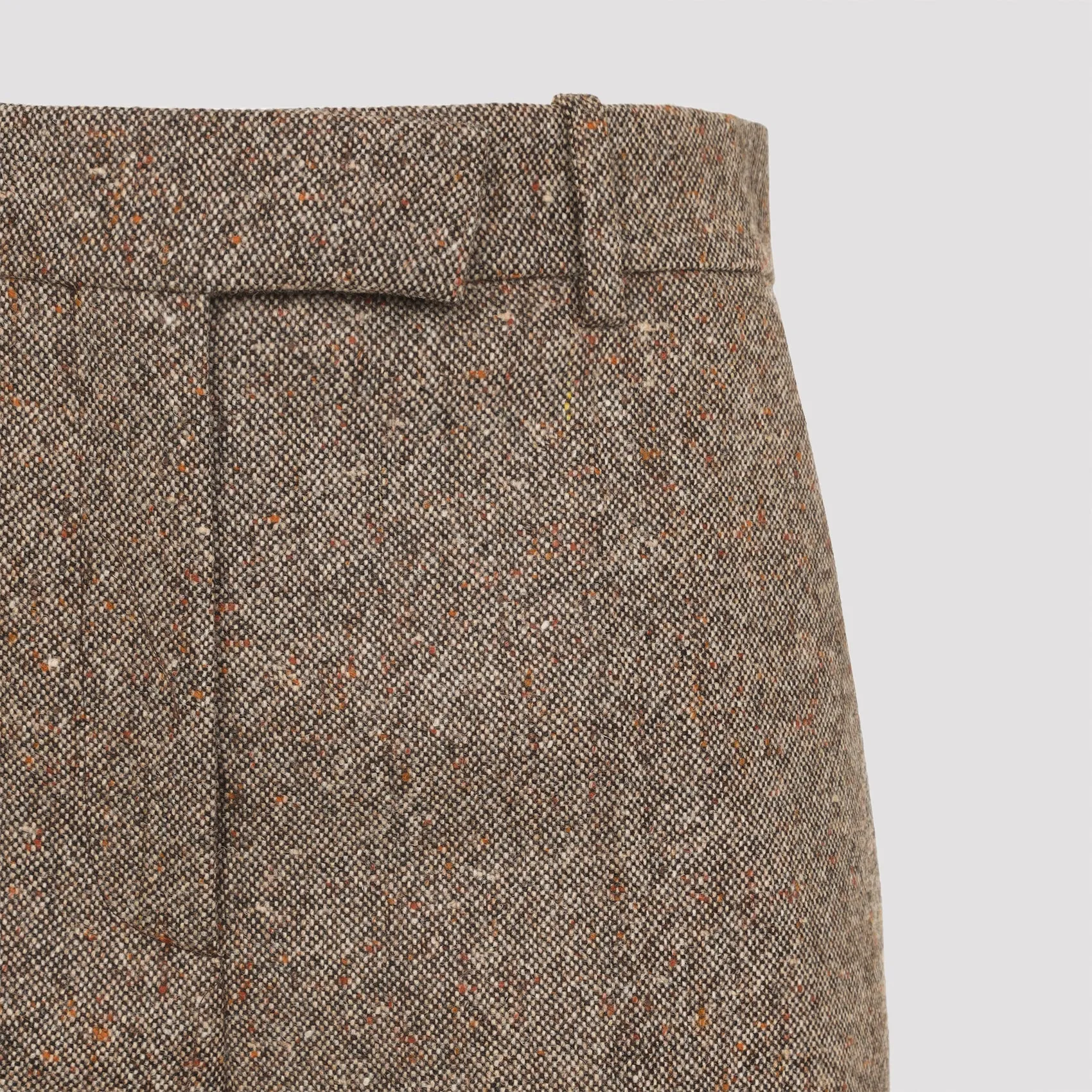 BROWN STRAIGHT VIRGIN WOOL PANTS sold by Lord & Taylor product image thumbnail 5