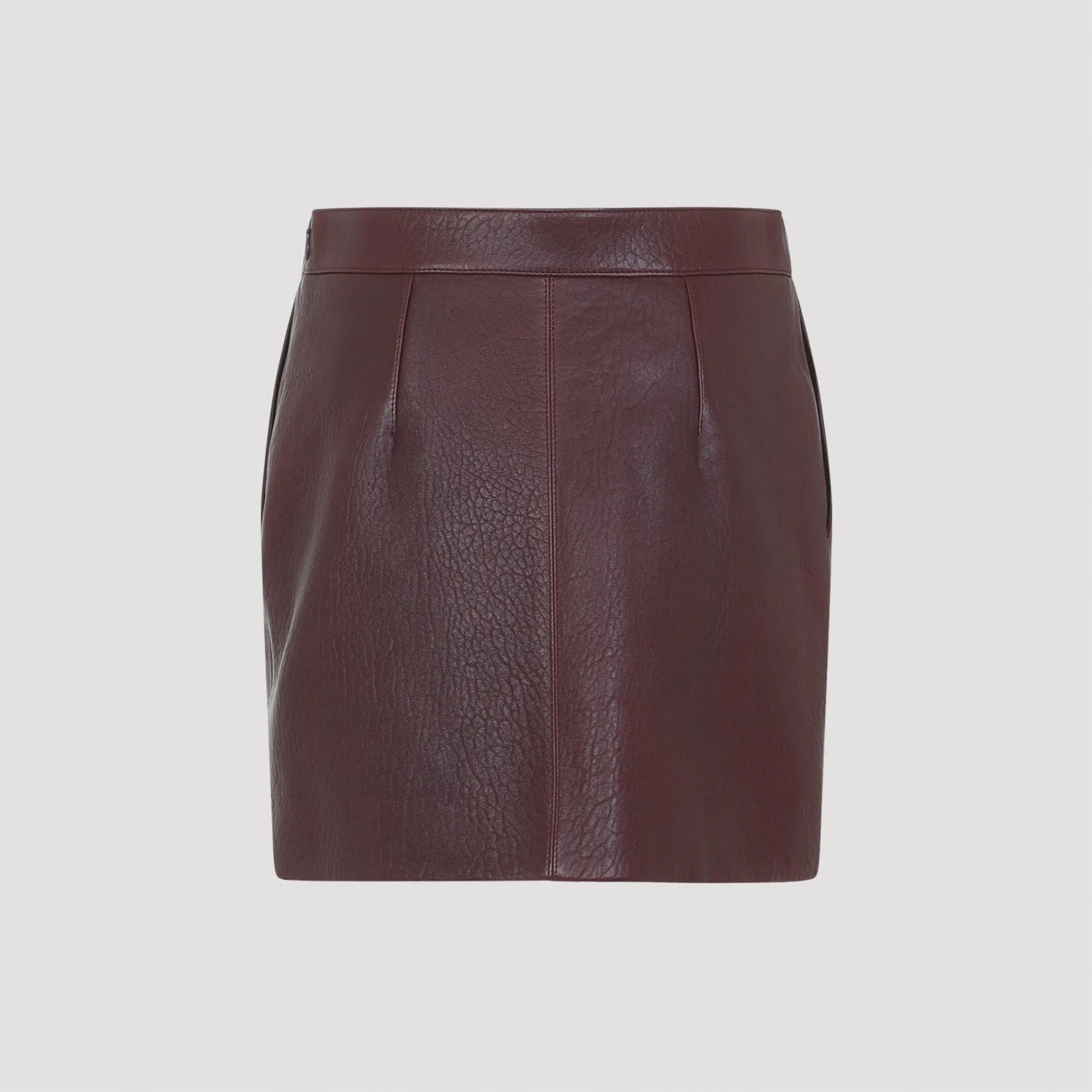 PURPLE LAMB LEATHER MINI SKIRT sold by Lord & Taylor product image thumbnail 4