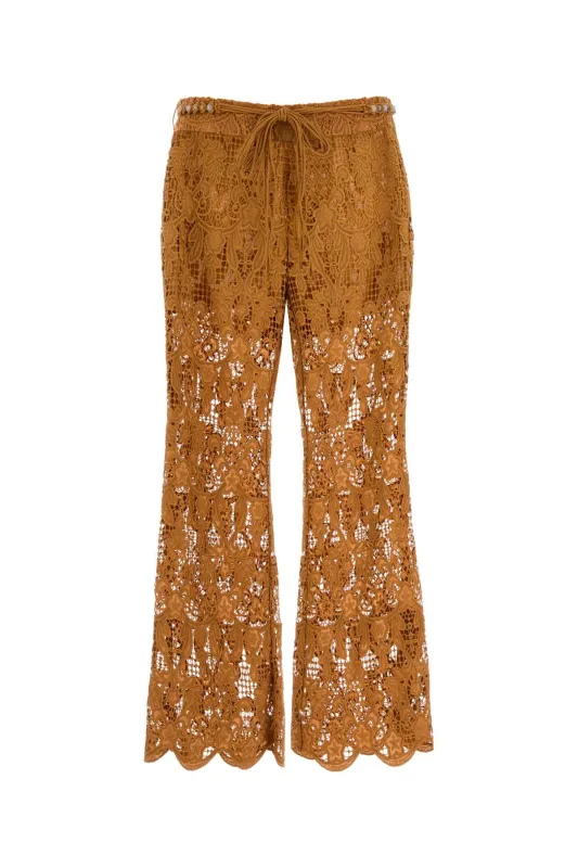 ORANGE LACE COCO PANT made by Zimmermann