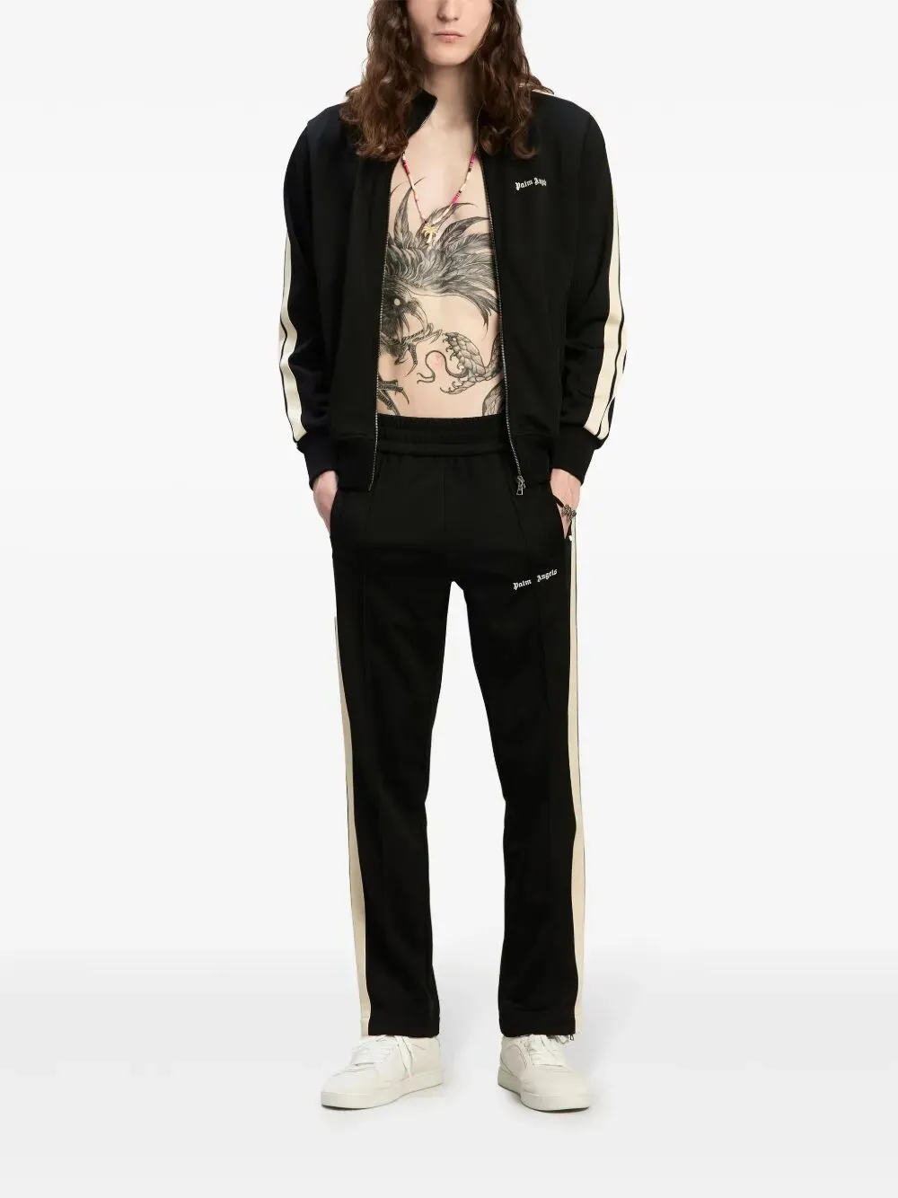 BLACK POLYESTER TRACK JACKET sold by Lord & Taylor product image thumbnail 4