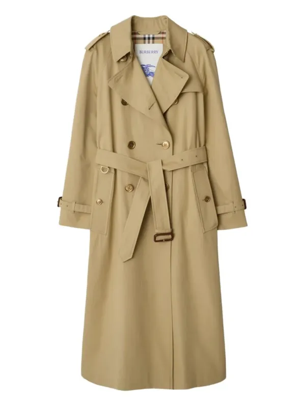 LONG WATERLOO TRENCH COAT IN GABARDINE sold by Lord & Taylor