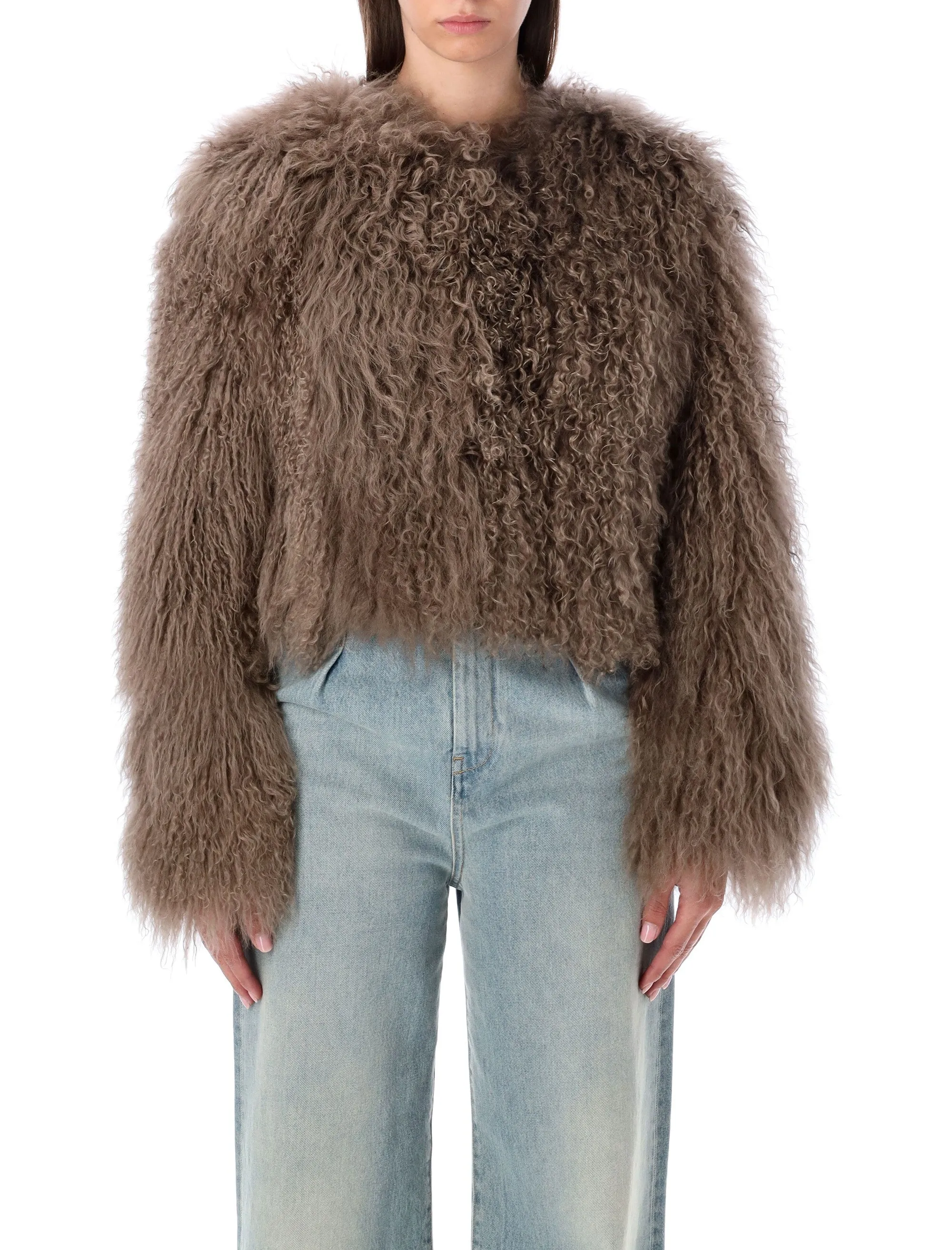 MONGOLIAN SHEARLING JACKET SWORD sold by Lord & Taylor