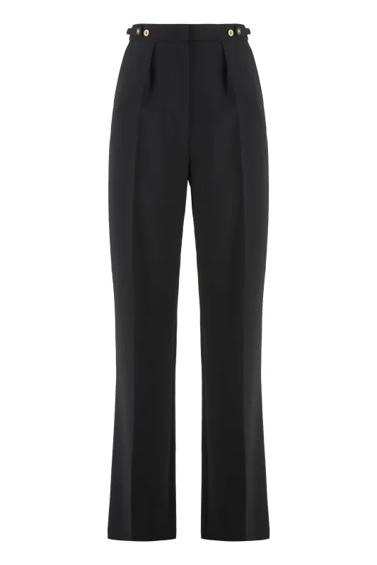 TROUSERS IN CREPE WITH JEWELRY ACCESSORY sold by Lord & Taylor