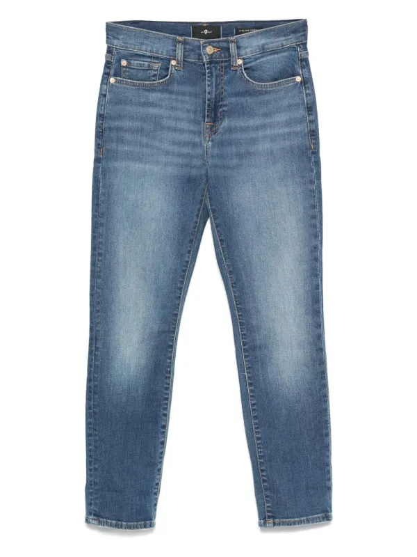 SLIM MID-RISE JEANS sold by Lord & Taylor