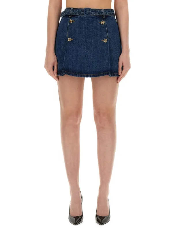 DENIM MINISKIRT sold by Lord & Taylor