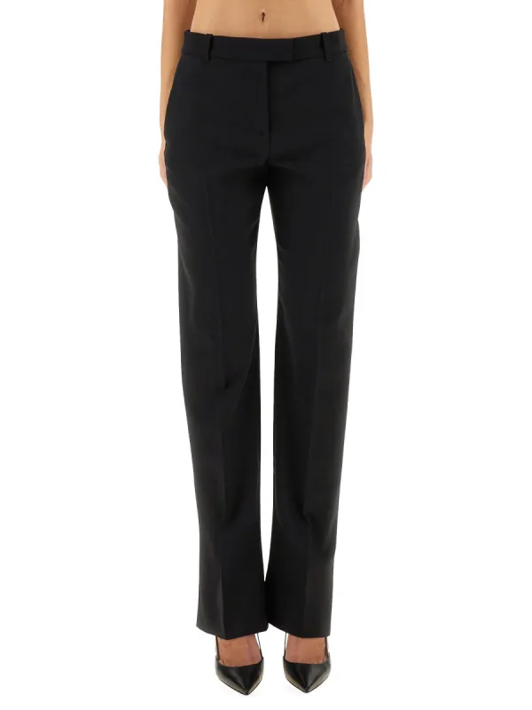 WOOL GABARDINE TAILORED PANTS sold by Lord & Taylor
