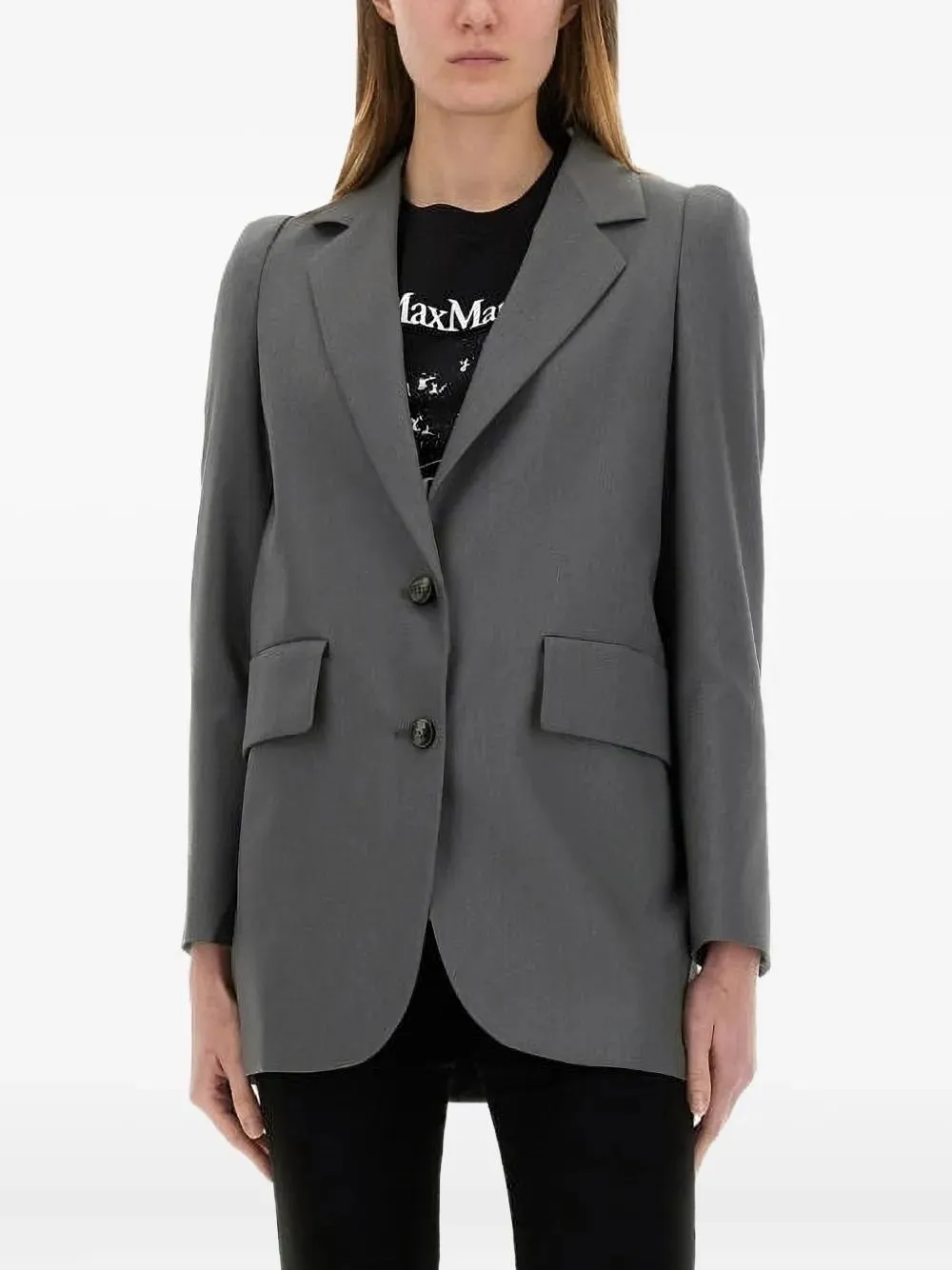 PADDED-SHOULDER BLAZER sold by Lord & Taylor