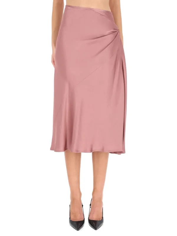 DRAPED MIDI SKIRT sold by Lord & Taylor