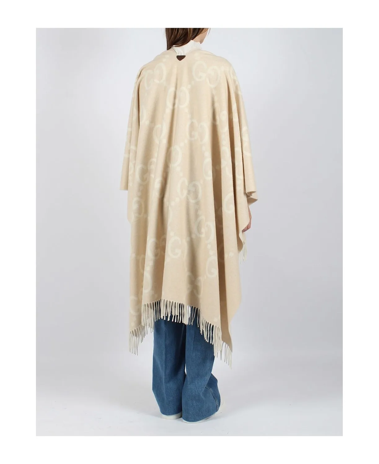 EMBROIDERED CASHMERE REVERSIBLE CAPE sold by Lord & Taylor product image thumbnail 4
