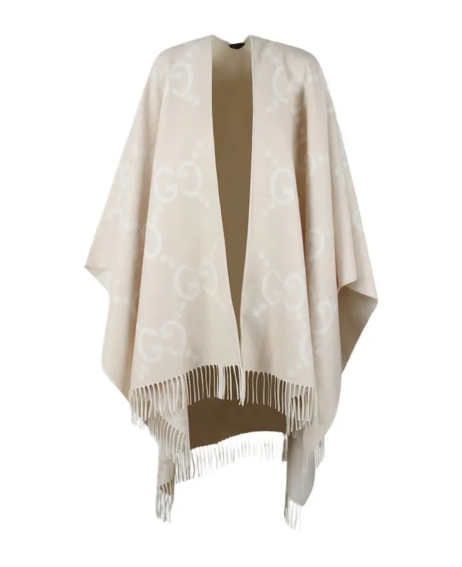 EMBROIDERED CASHMERE REVERSIBLE CAPE sold by Lord & Taylor