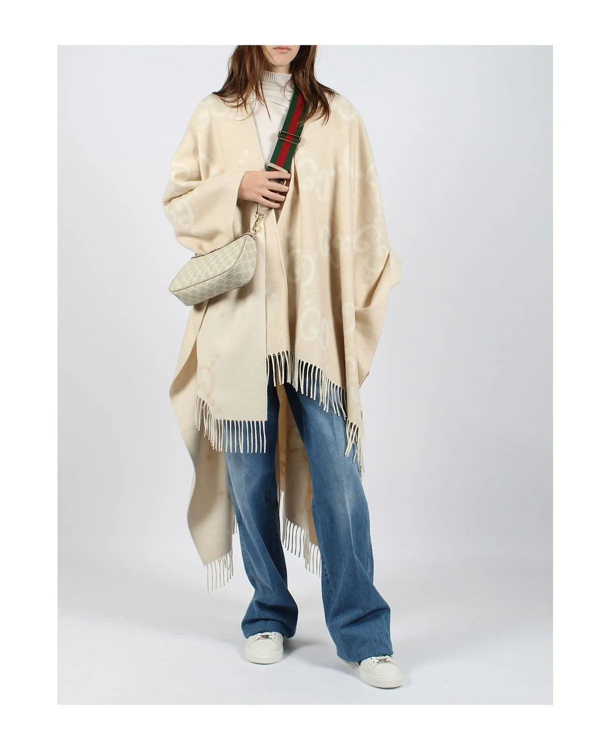 EMBROIDERED CASHMERE REVERSIBLE CAPE sold by Lord & Taylor product image thumbnail 2