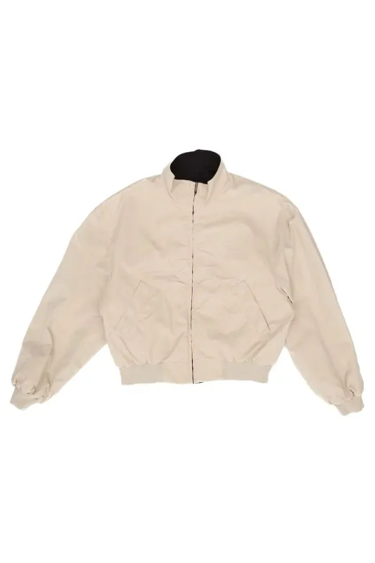 SAND COTTON BLEND REVERSIBILE BOMBER JACKET sold by Lord & Taylor